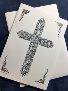 “Cross” note card